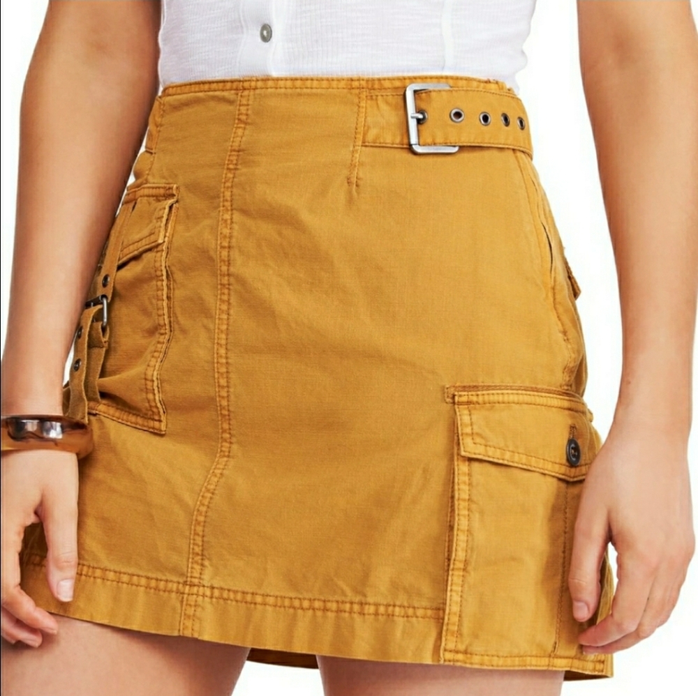 🌊 Free People Utility Skirt